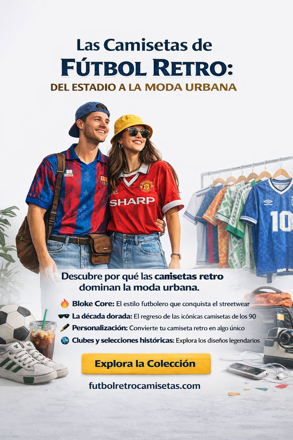 LAS CAMISETAS DE FÚTBOL RETRO: DEL ESTADIO A LA MODA URBANA