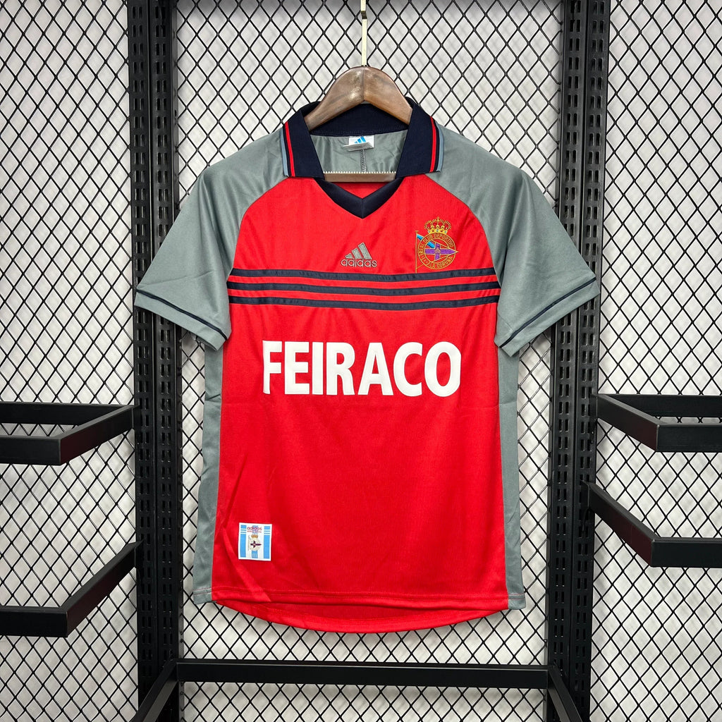 Camiseta Retro Deportivo de La Coruña 1999-00 Visitante (3ª) - Fútbol Club Vintage