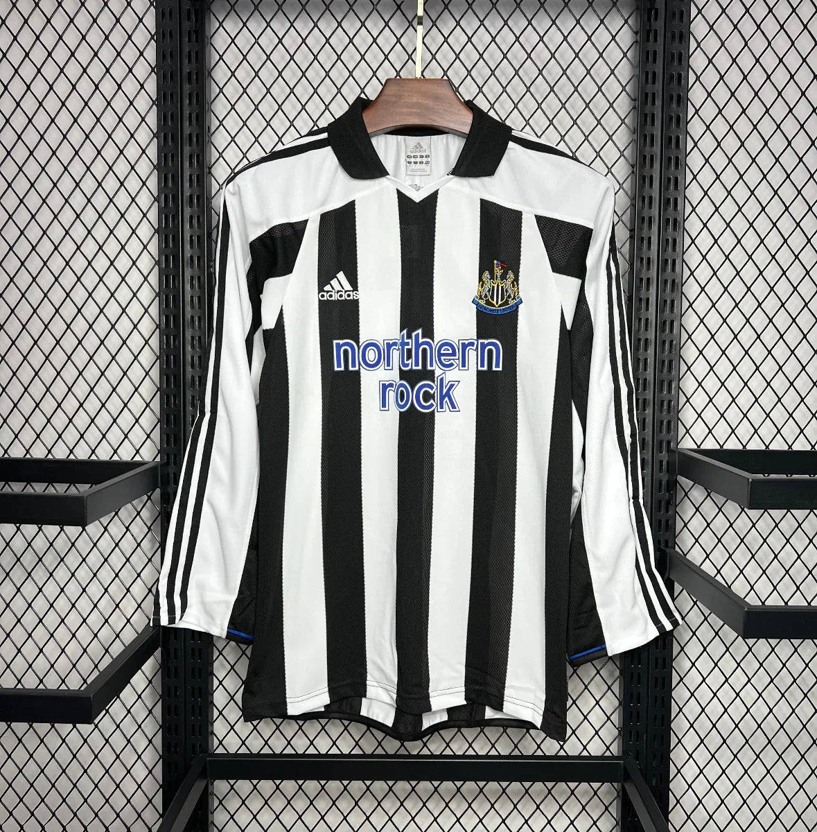 Camiseta Retro Newcastle United Manga Larga 2003-05 - Fútbol Club Vintage