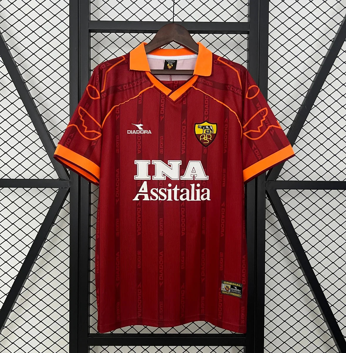 Camiseta Retro AC Roma 1999-00 - Fútbol Club Vintage