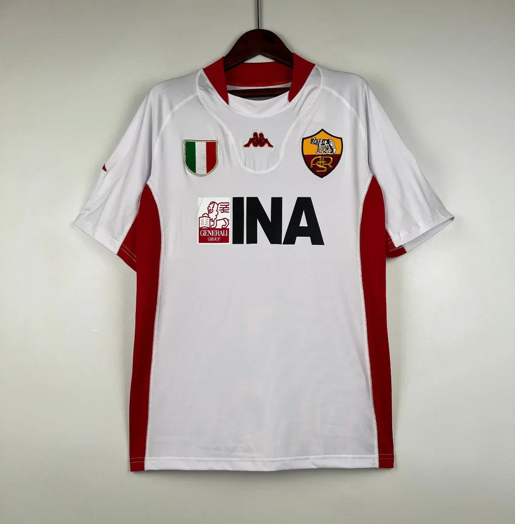 Camiseta Retro AS Roma Visitante 2001-02 - Fútbol Club Vintage