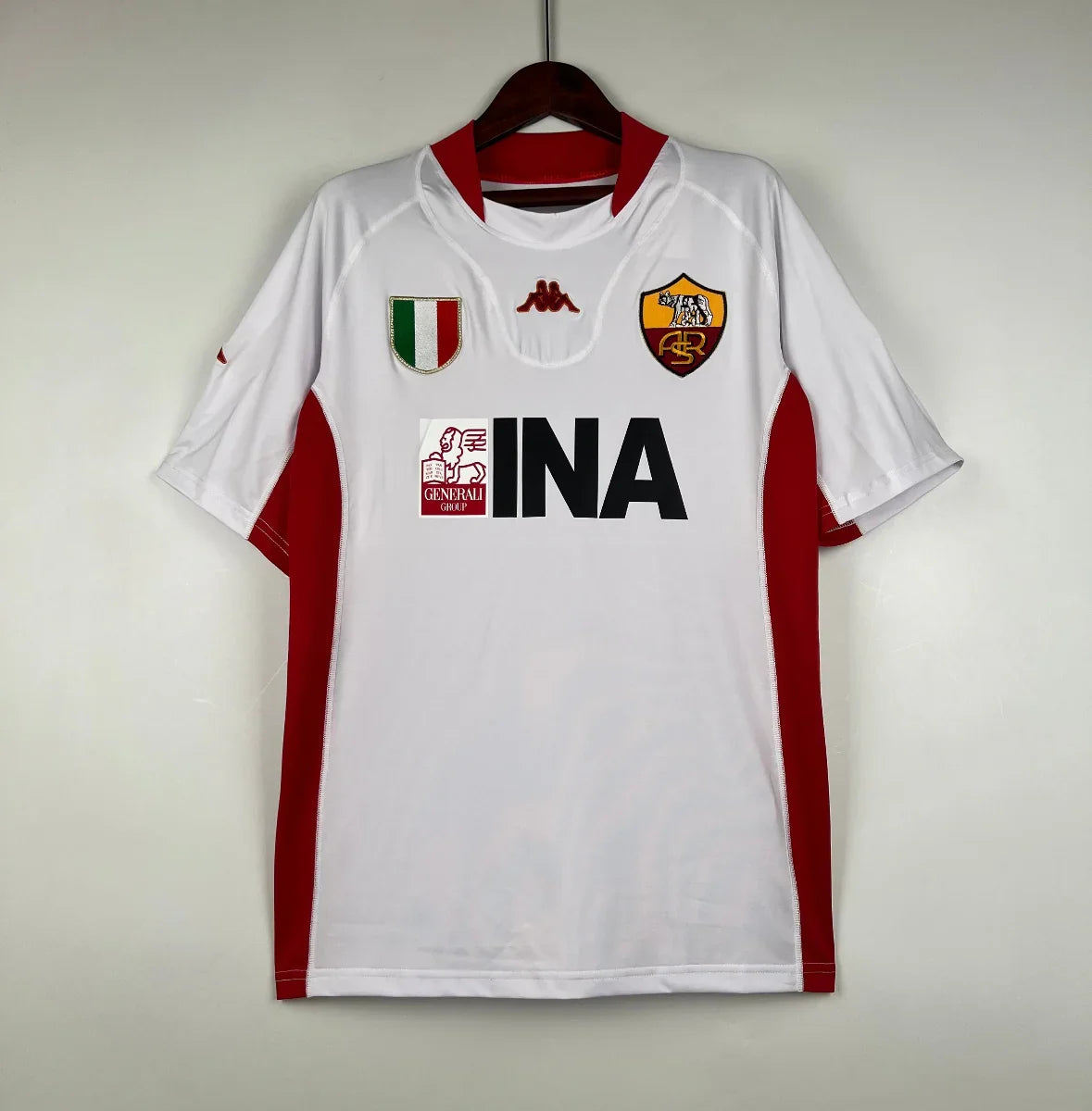 Camiseta Retro AS Roma Visitante 2001-02 - Fútbol Club Vintage