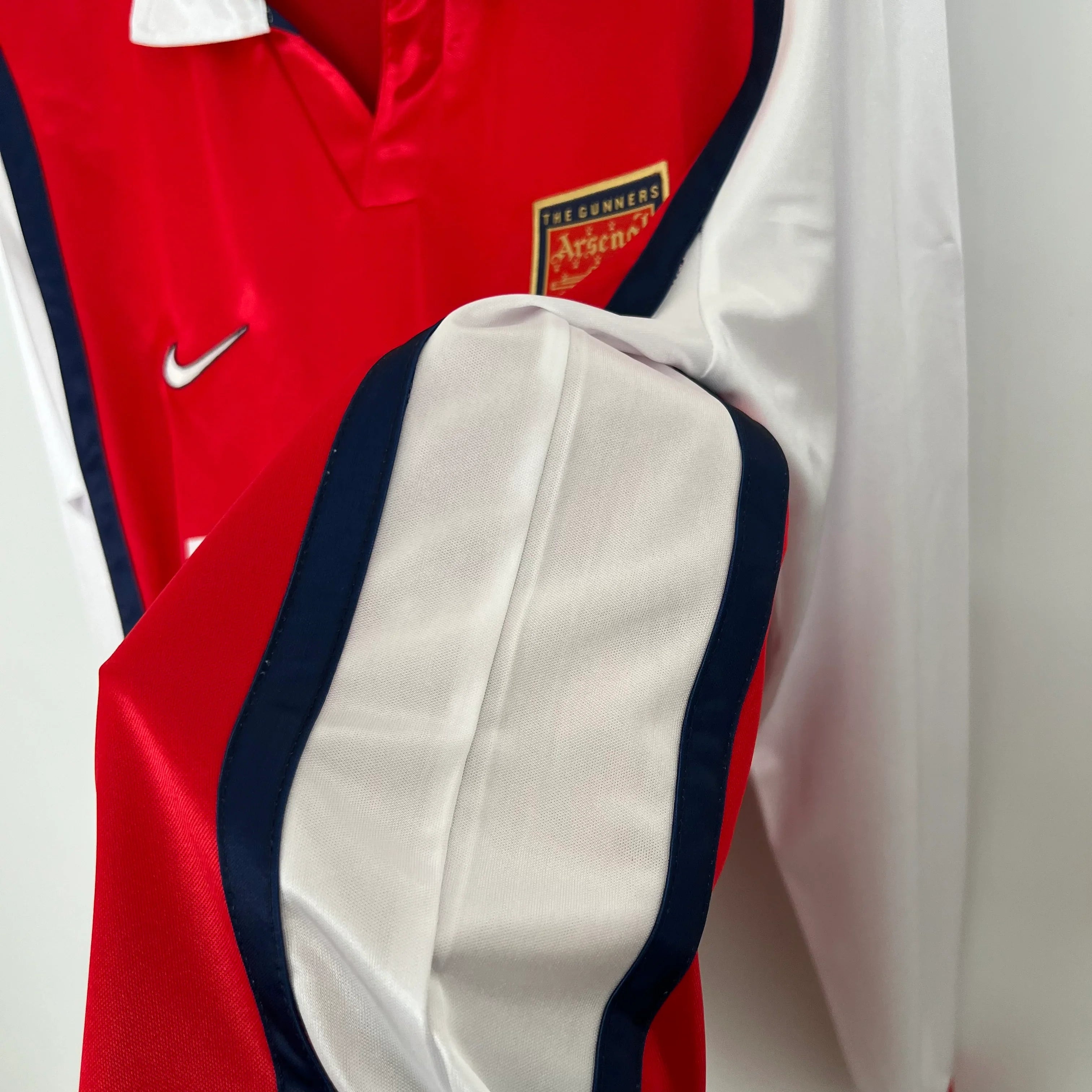 Camiseta Arsenal FC Manga Larga 2000-01 Retro - Fútbol Club Vintage