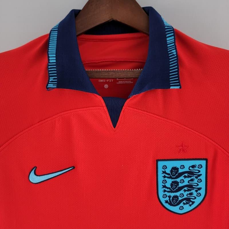 Camiseta Retro Inglaterra Visitante 2022 - Fútbol Club Vintage