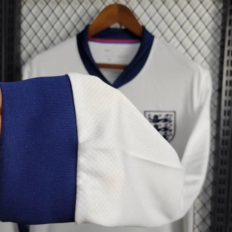 Camiseta Retro Inglaterra Mangas Largas 2024 - Fútbol Club Vintage