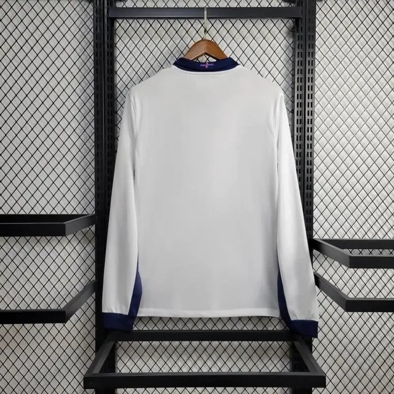 Camiseta Retro Inglaterra Mangas Largas 2024 - Fútbol Club Vintage