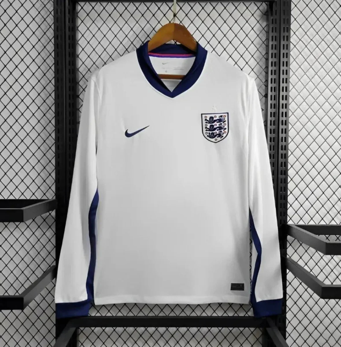 Camiseta Retro Inglaterra Mangas Largas 2024 - Fútbol Club Vintage