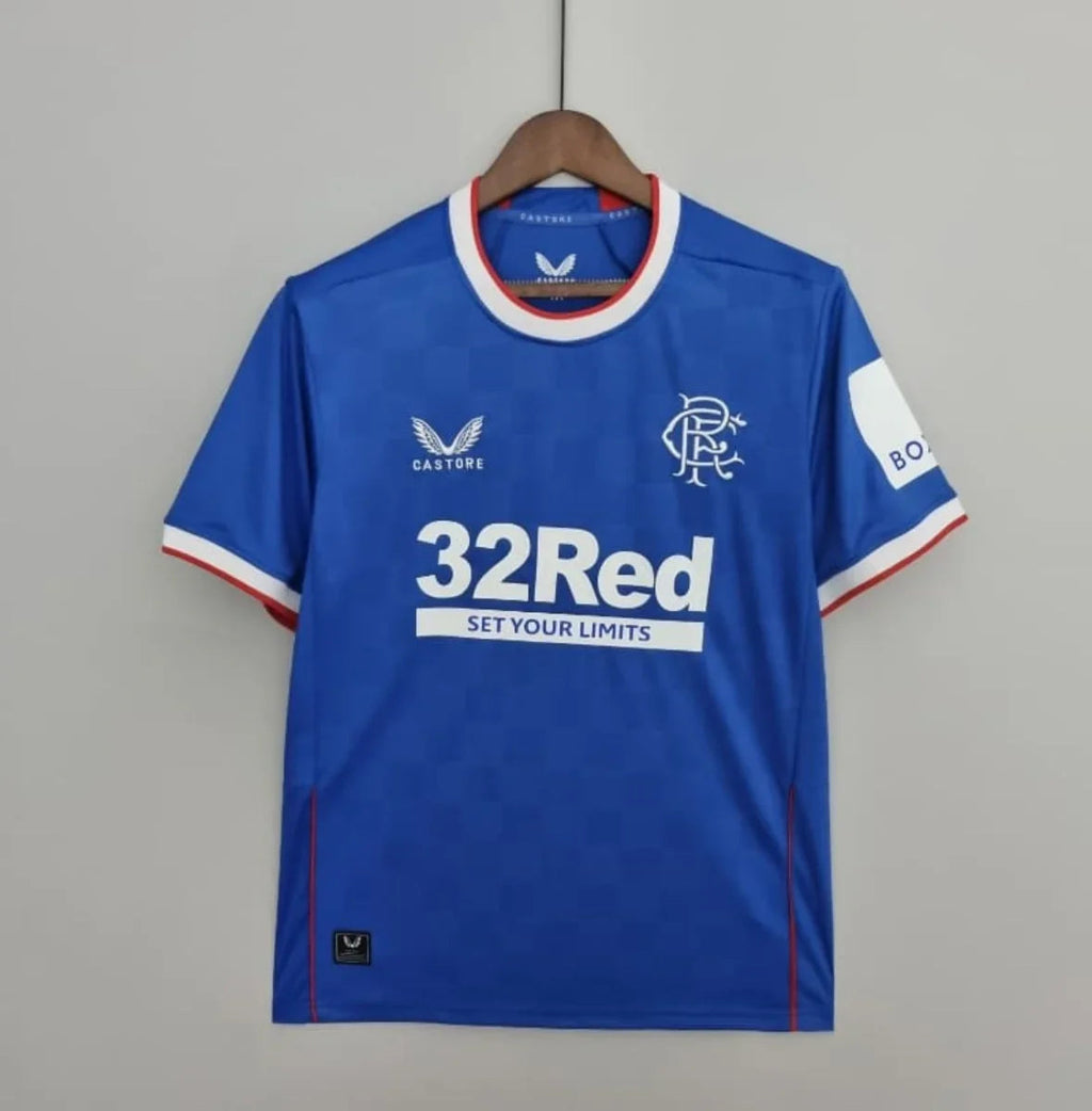 Camiseta Rangers FC 2022-23 - Fútbol Club Vintage