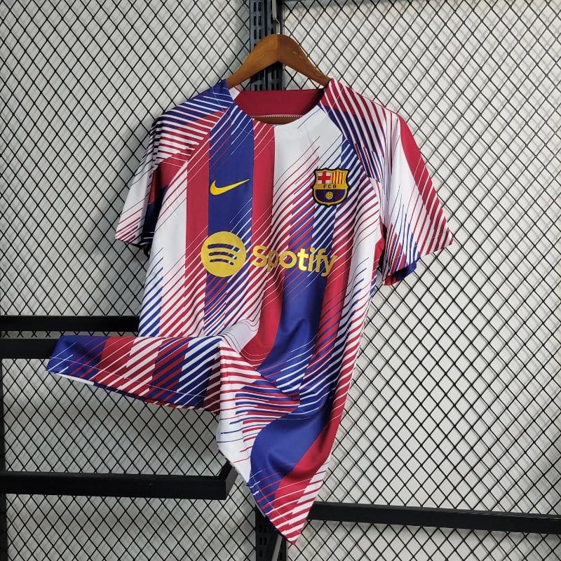 Camiseta Retro FC Barcelona Entrenamiento 2023-24 - Fútbol Club Vintage