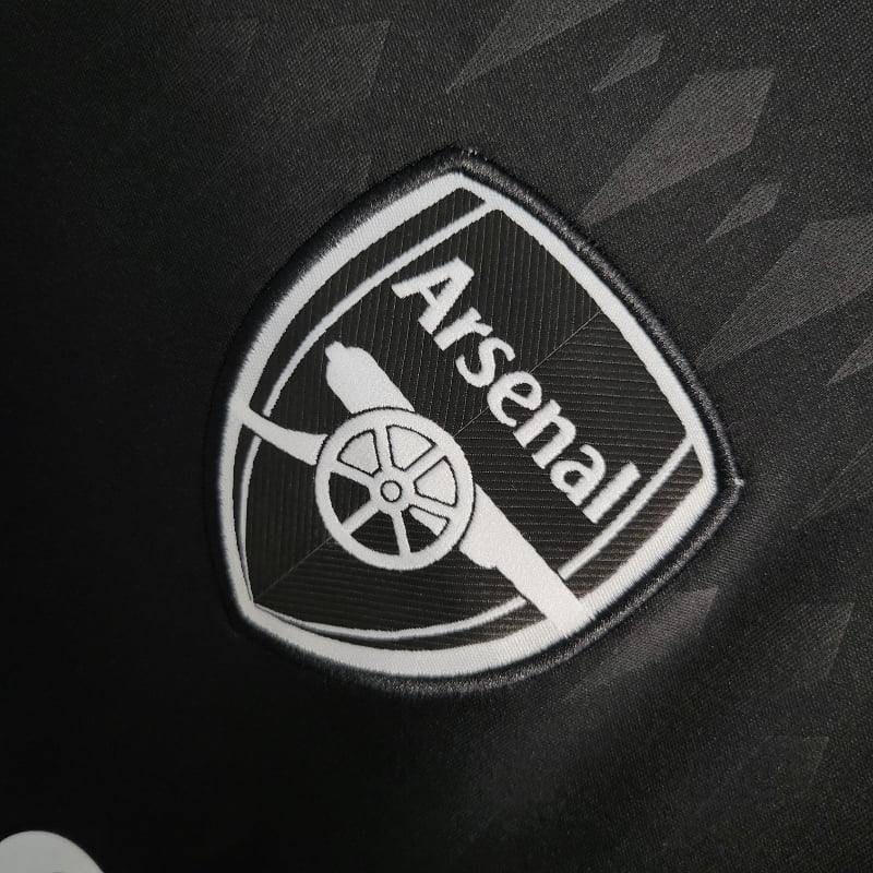 Camiseta Arsenal FC Portero Negra 2023-24 - Fútbol Club Vintage