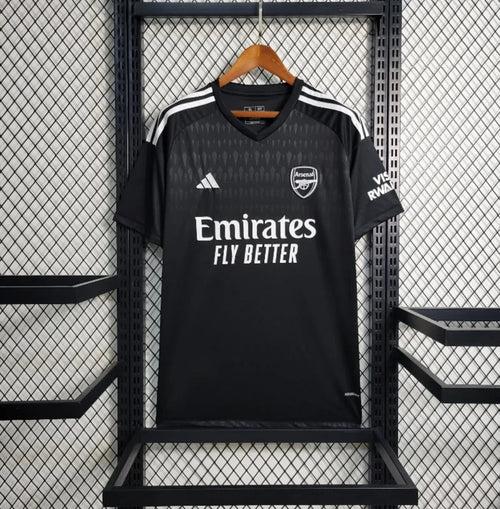 Camiseta Arsenal FC Portero Negra 2023-24 - Fútbol Club Vintage