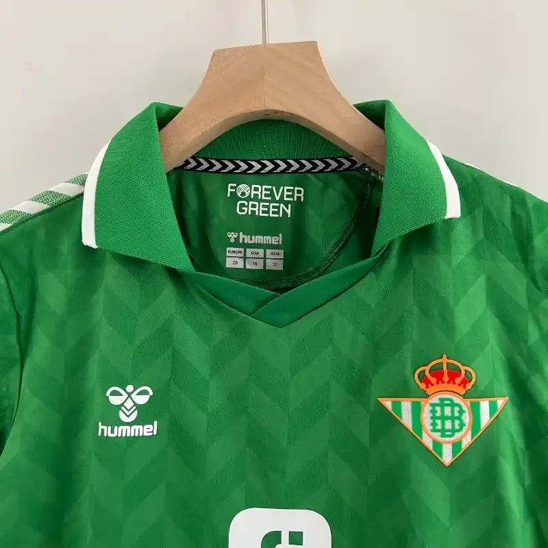 Retro Real Betis Balonpié Niños Visitante 2023-24 - Fútbol Club Vintage