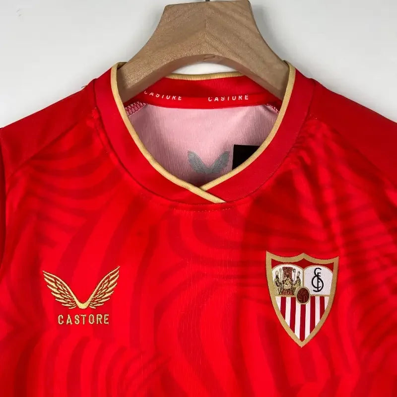 Sevilla FC Visitante Niños 2023-24 - Fútbol Club Vintage