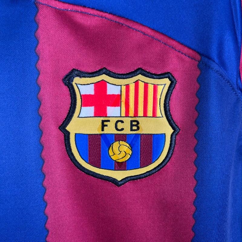 Camiseta Retro FC Barcelona Manga Larga 2023-24 - Fútbol Club Vintage