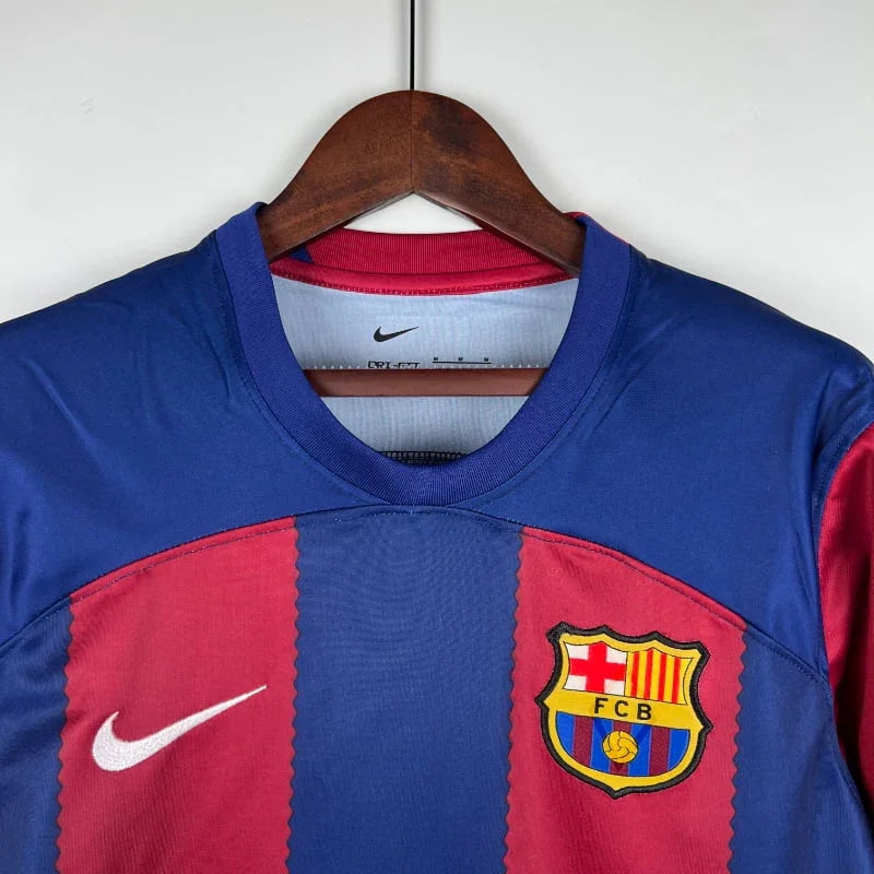 Camiseta Retro FC Barcelona Manga Larga 2023-24 - Fútbol Club Vintage