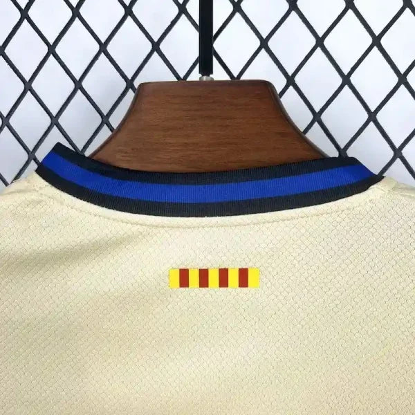 FC Barcelona Niños Visitante Beige Mamba Negra 2025-26 - Fútbol Club Vintage