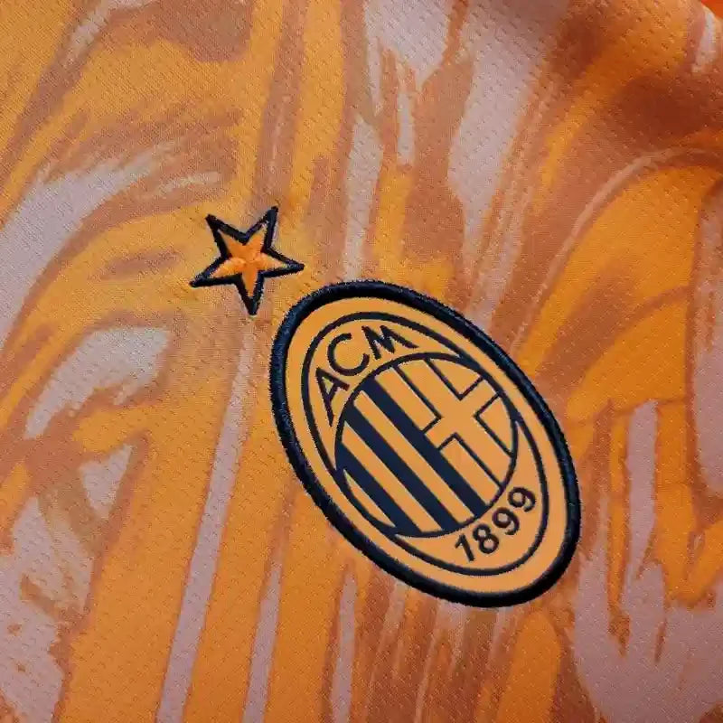 Camiseta AC Milán Portero Naranja 2025-26 - Fútbol Club Vintage