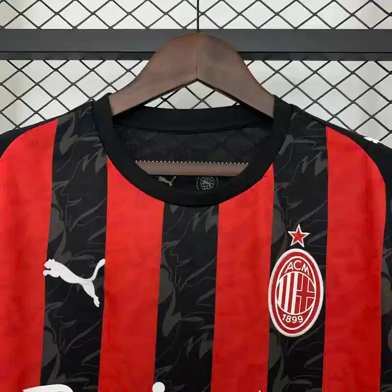 Camiseta AC Milán Mangal Larga 2025-26 - Fútbol Club Vintage