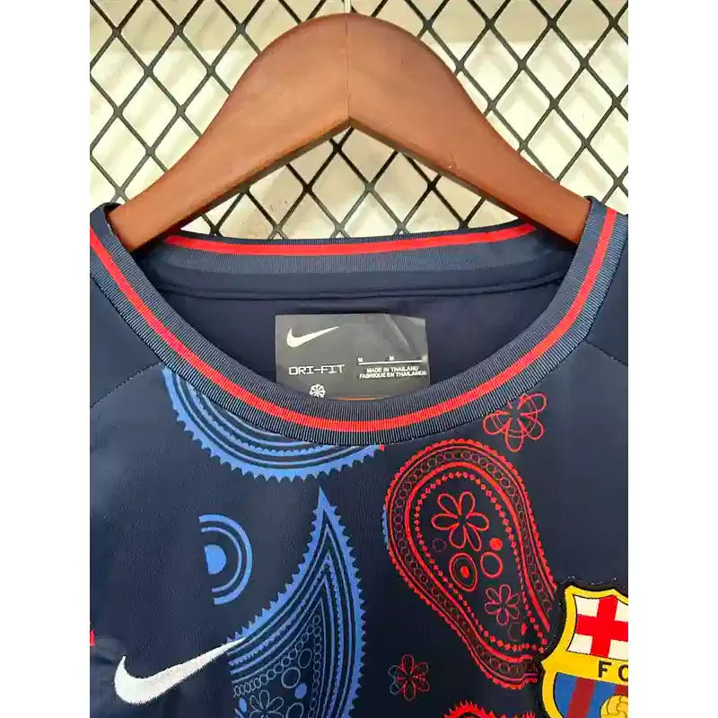 Camiseta FC Barcelona Edición Conmemorativa Azul 2025-26 - Fútbol Club Vintage