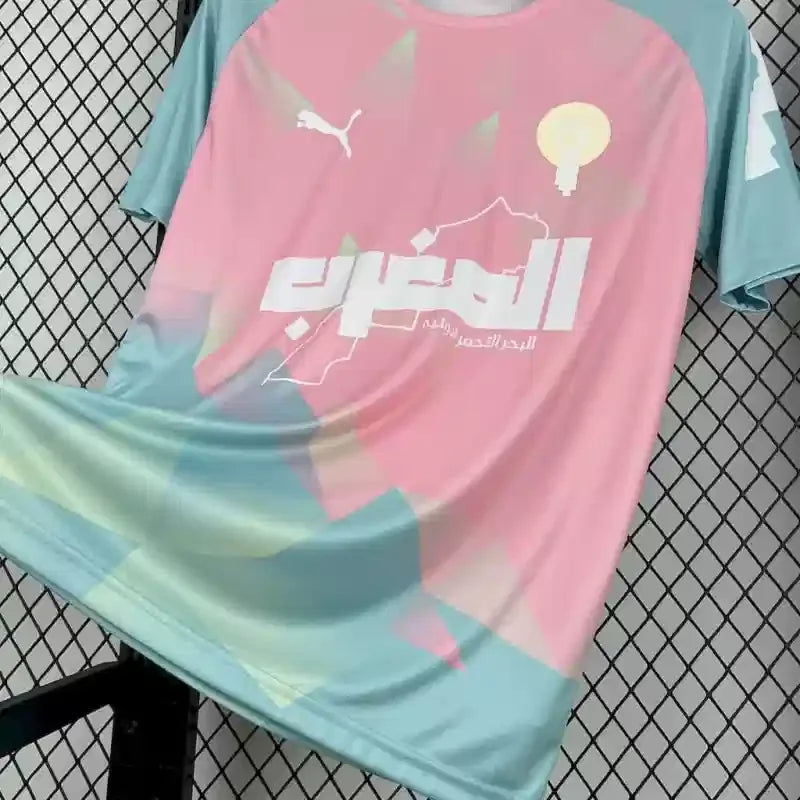 Camiseta Marruecos Edición Especial Rosa 2025 - Fútbol Club Vintage