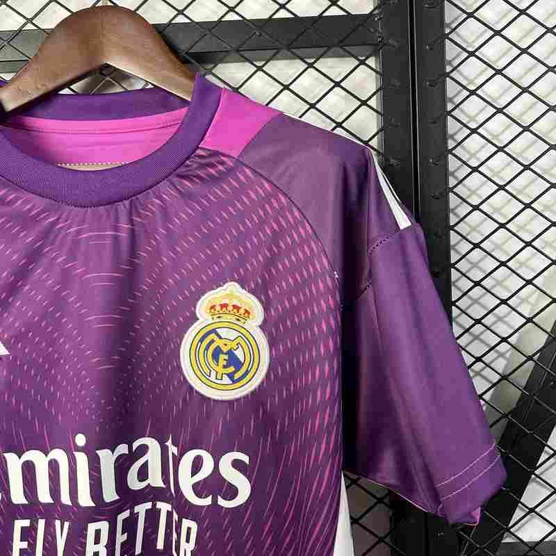 Camiseta Real Madrid Portero Rosa 2025-26 - Fútbol Club Vintage