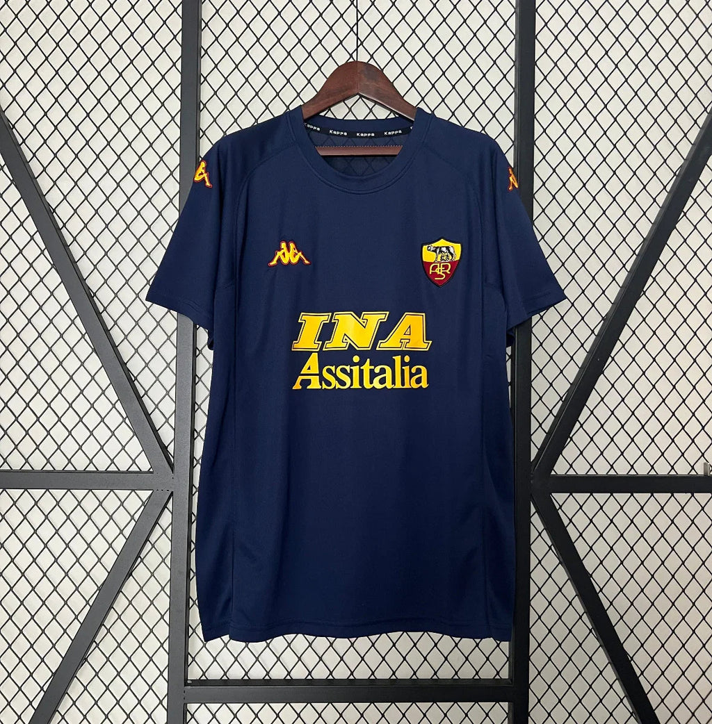 Camiseta Retro AC Roma Visitante 3ª 2000-01 - Fútbol Club Vintage