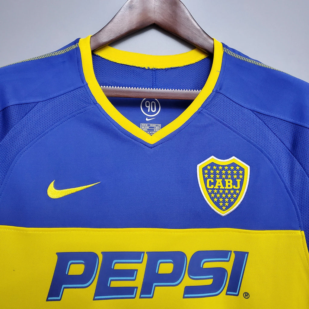 Camiseta Retro Boca Juniors 2003-04 - Fútbol Club Vintage