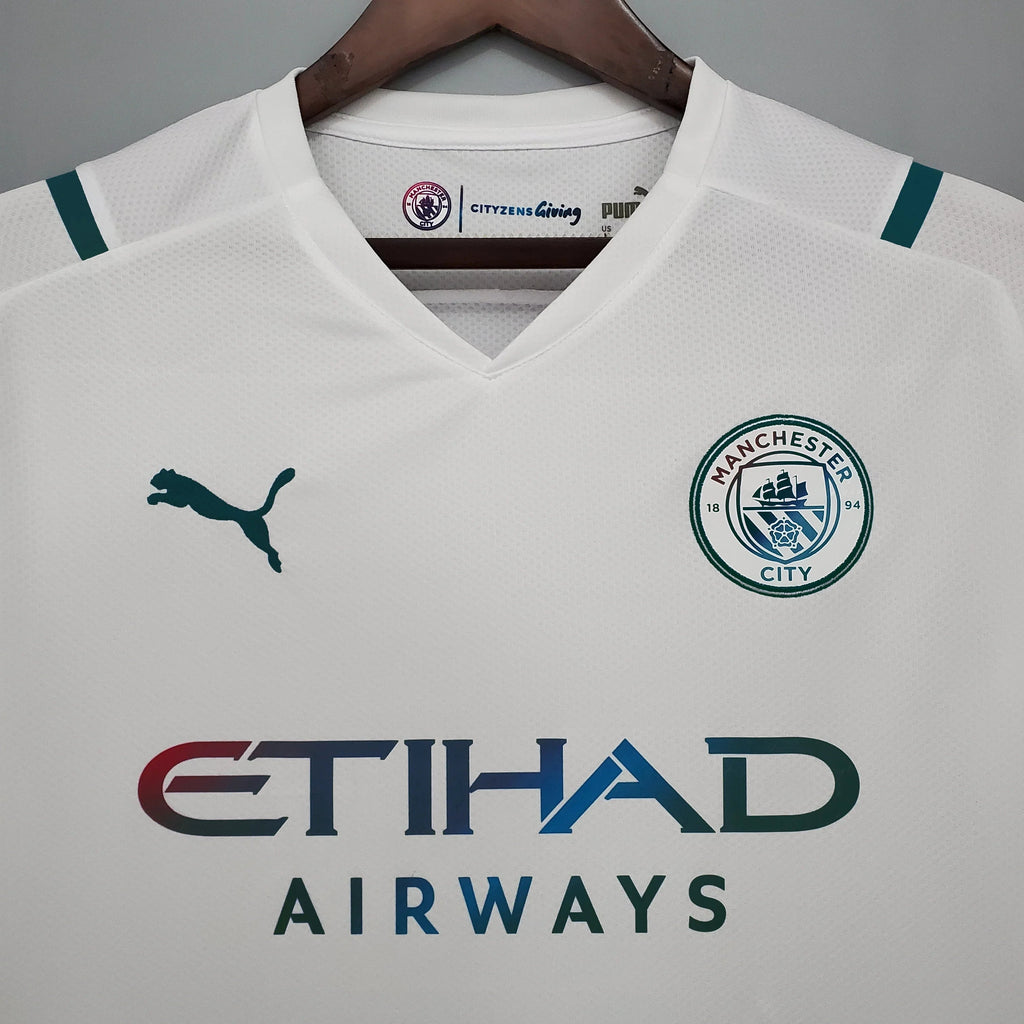 Camiseta Retro Manchester City FC Visitante 2021-22 - Fútbol Club Vintage