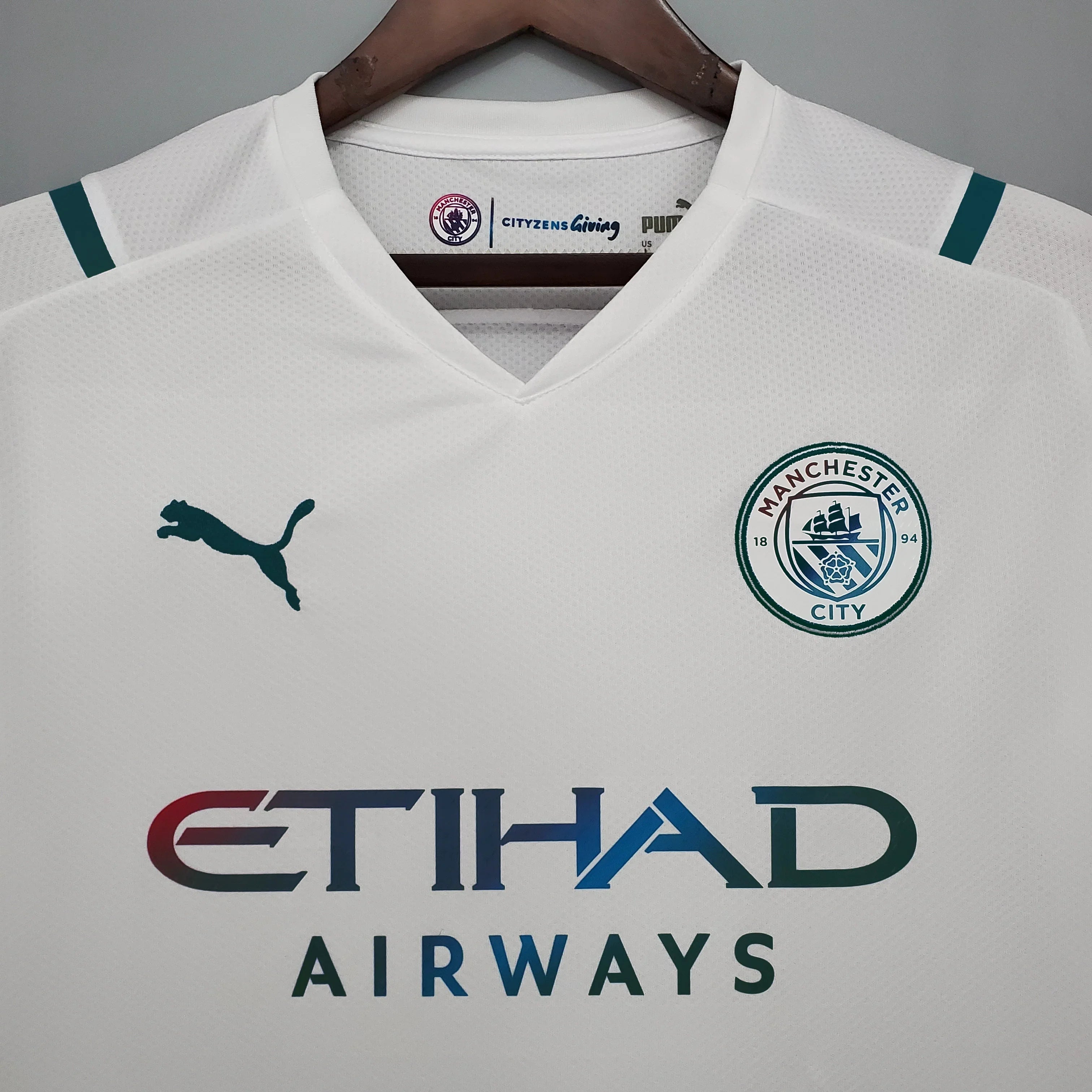 Camiseta Retro Manchester City FC Visitante 2021-22 - Fútbol Club Vintage