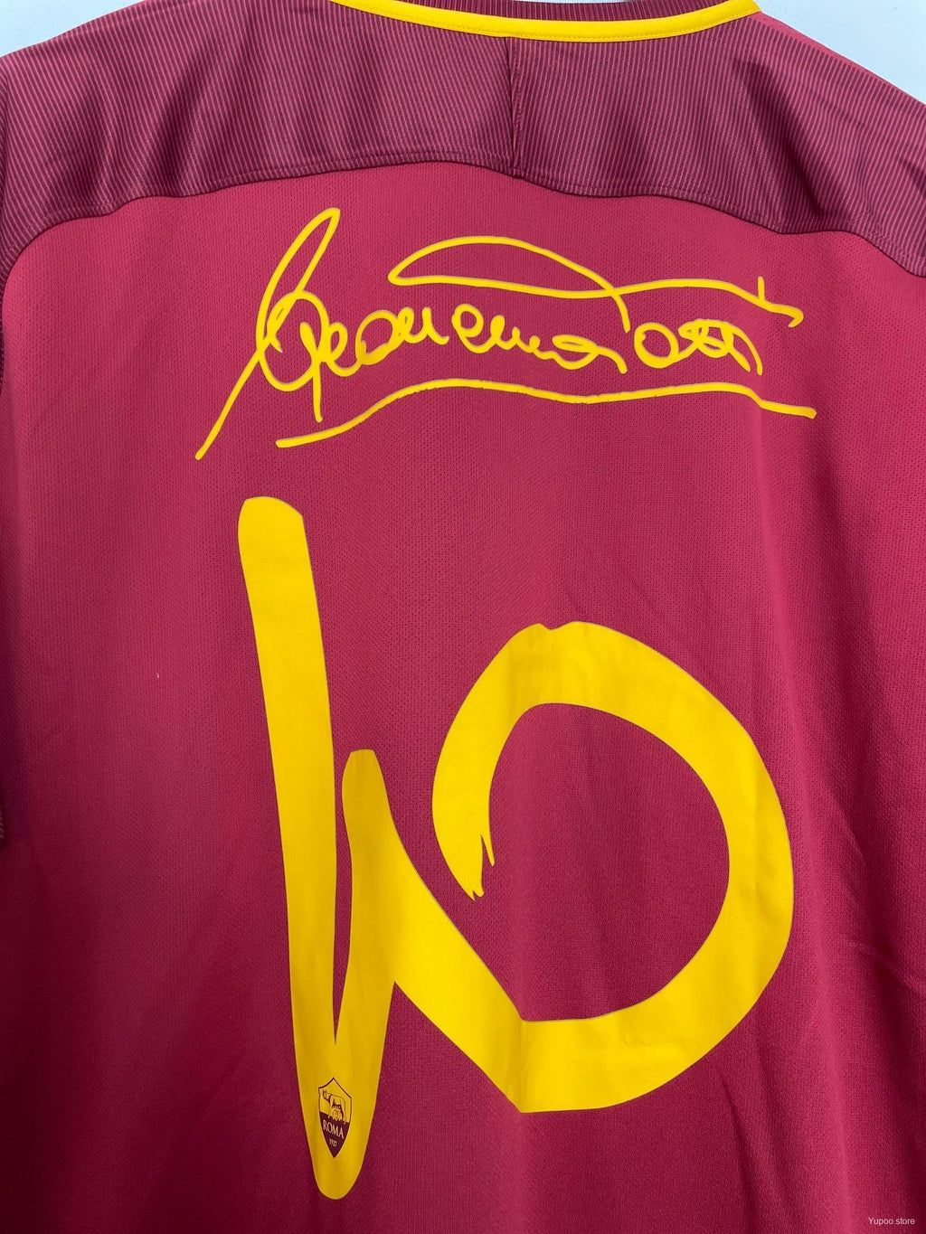 Camiseta Retro AC Roma Tributo a Totti 2017-18 - Fútbol Club Vintage