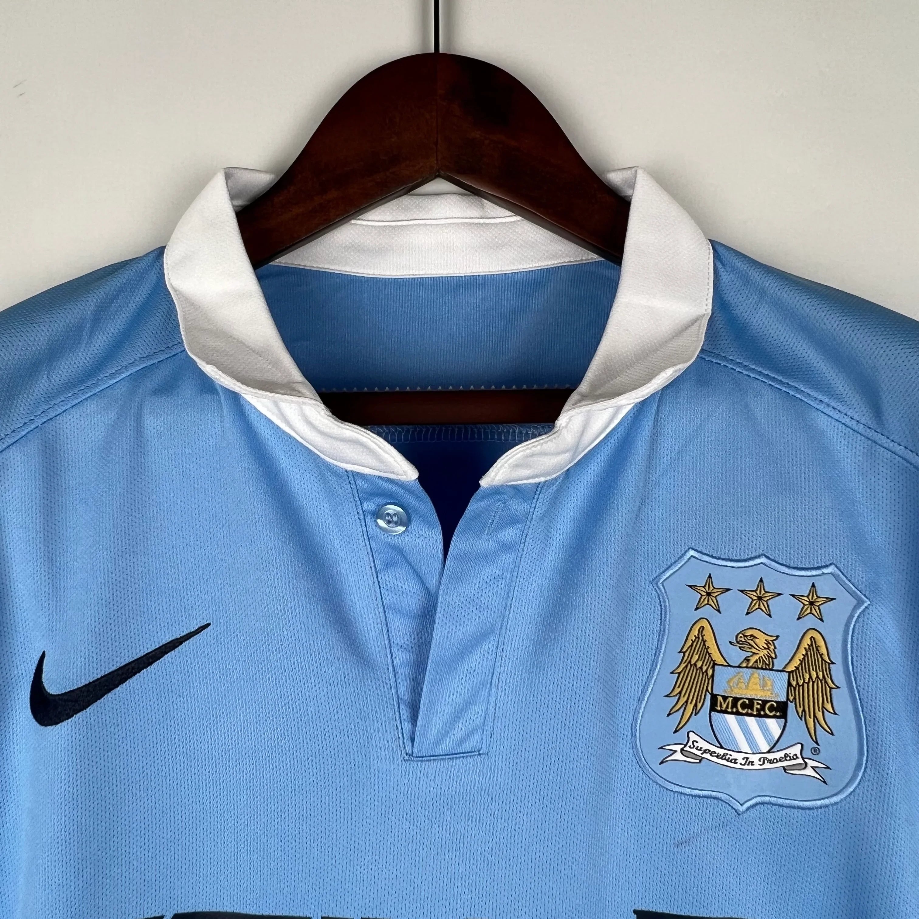 Camiseta Retro Manchester City FC 2015-16 - Fútbol Club Vintage