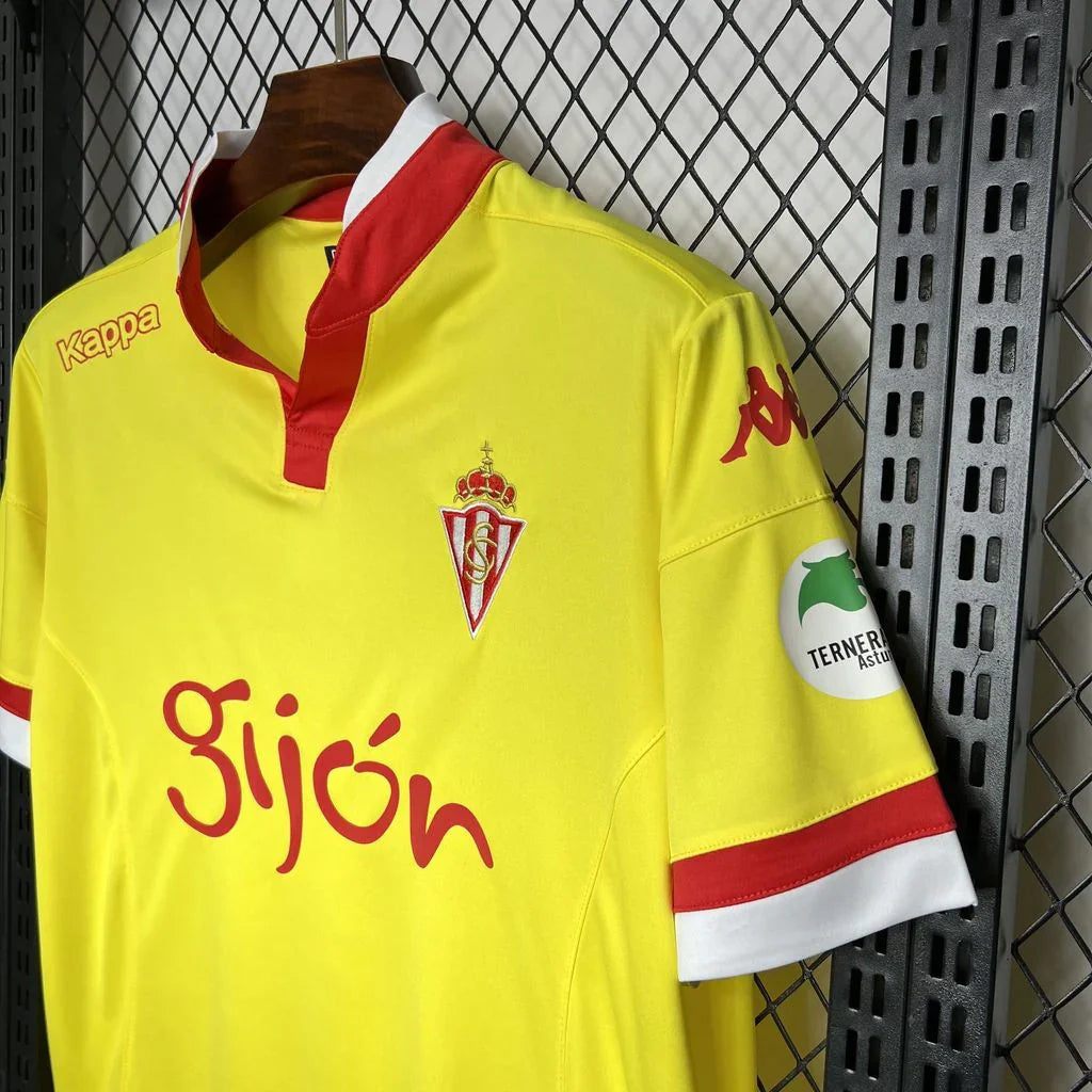 Camiseta Retro Sporting Gijón Visitante 2015-16 - Fútbol Club Vintage