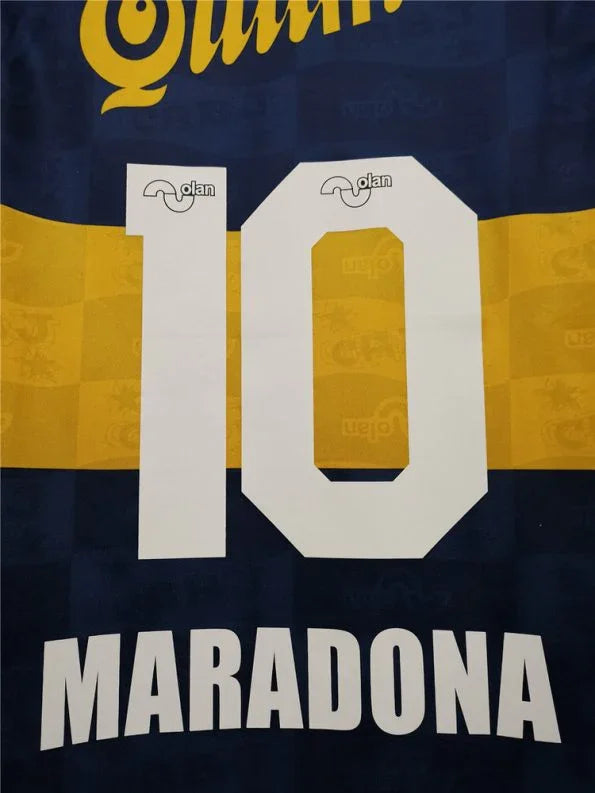 Camiseta Retro Maradona Boca Juniors 1995-97 - Fútbol Club Vintage
