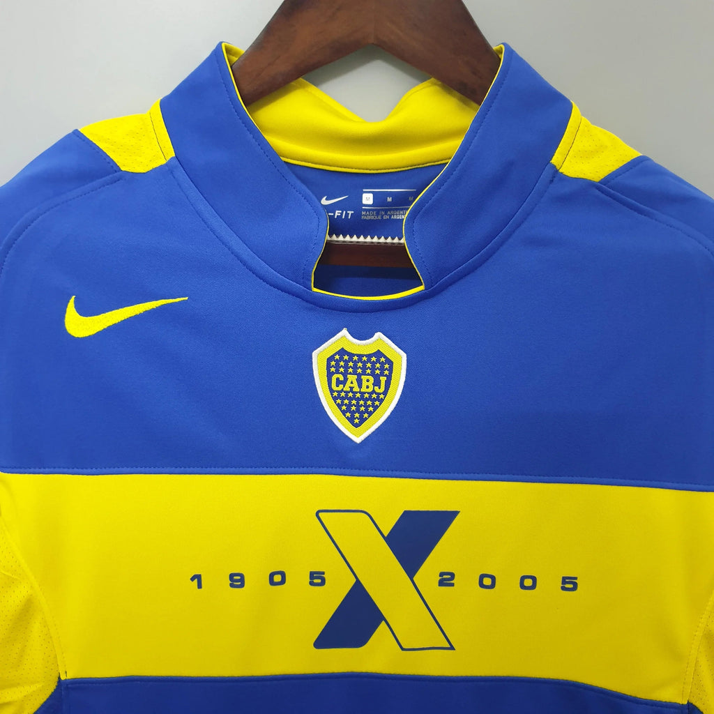 Camiseta Retro Boca Juniors (100 aniversario) 2005-06 - Fútbol Club Vintage