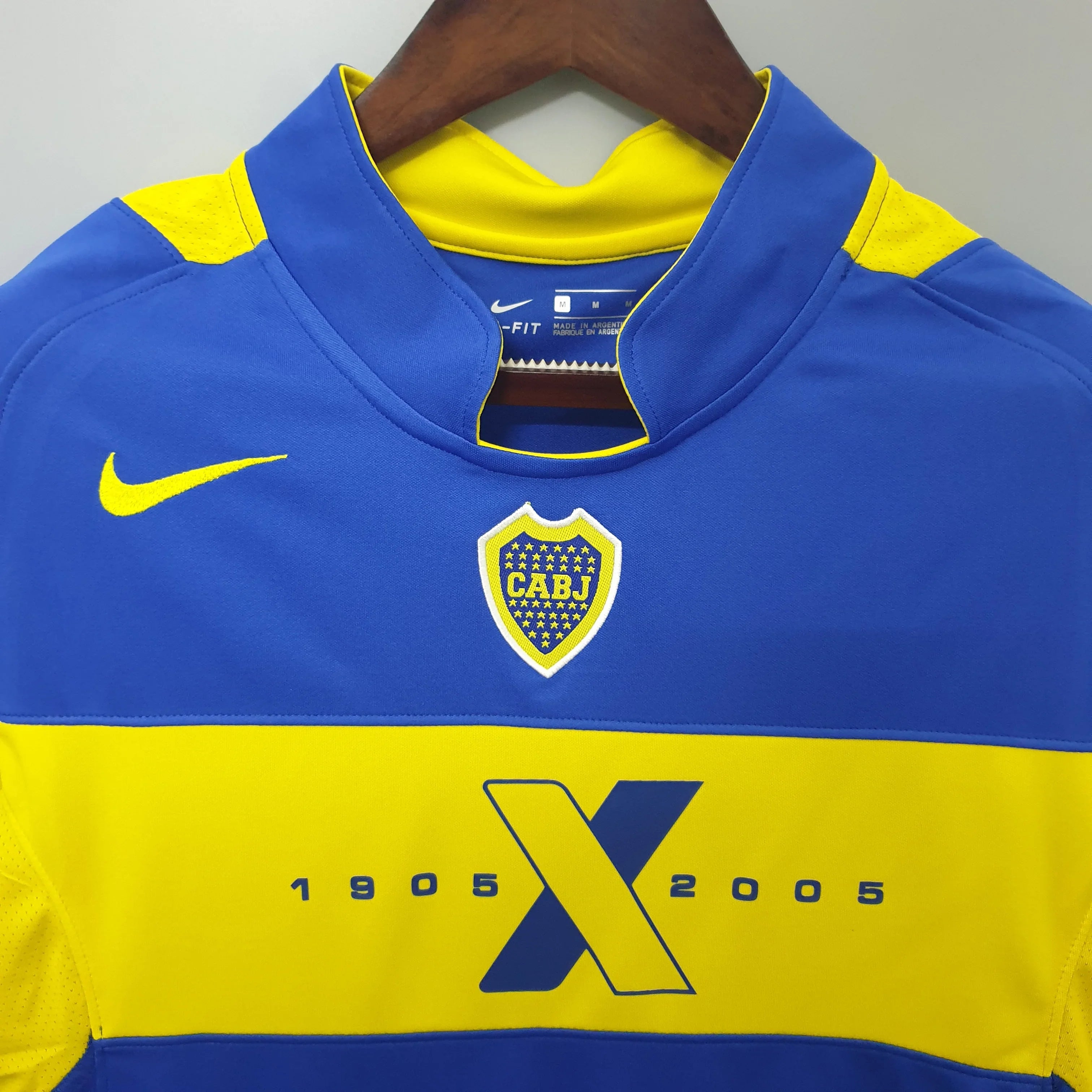 Camiseta Retro Boca Juniors (100 aniversario) 2005-06 - Fútbol Club Vintage