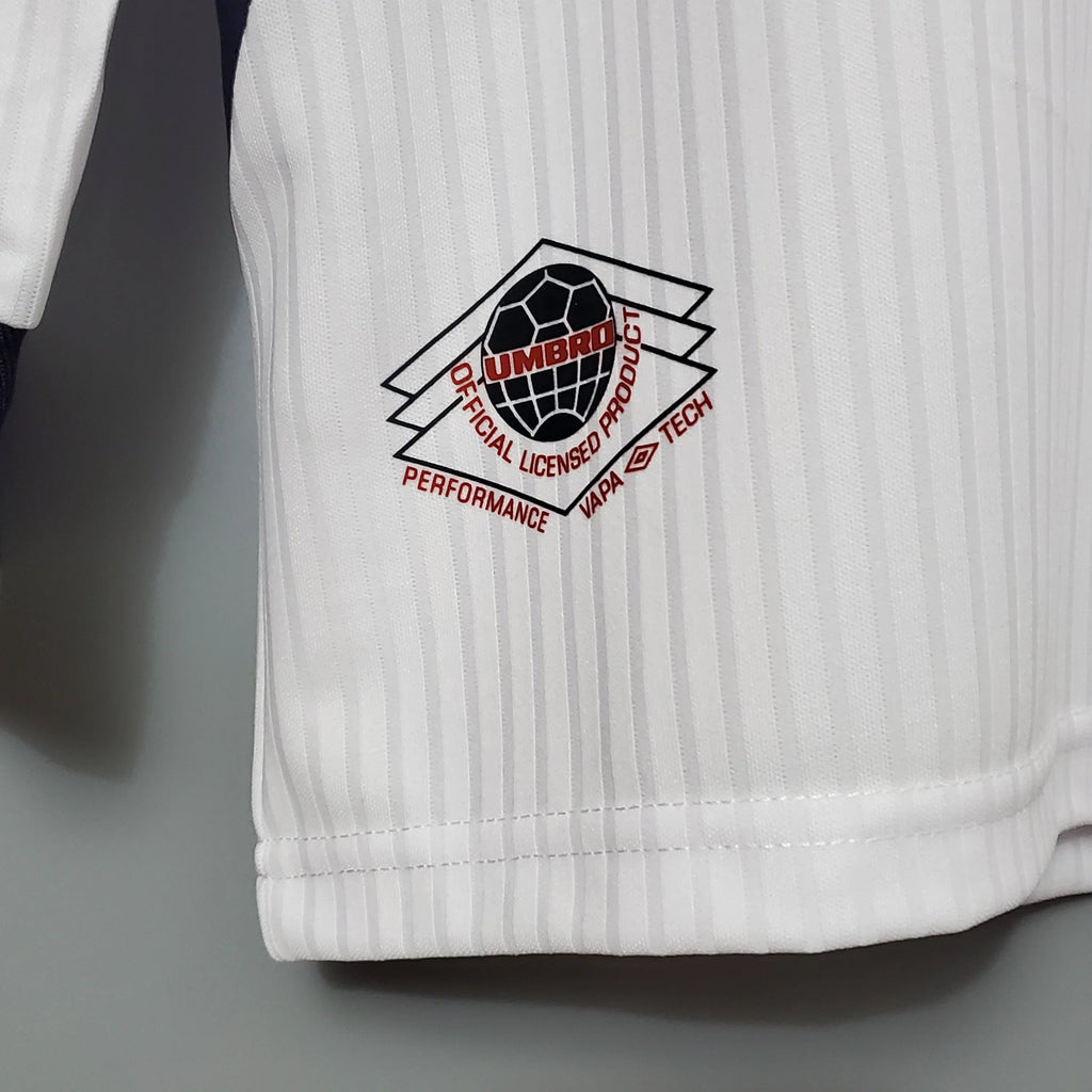 Retro Inglaterra Mangas Largas 1998 - Fútbol Club Vintage