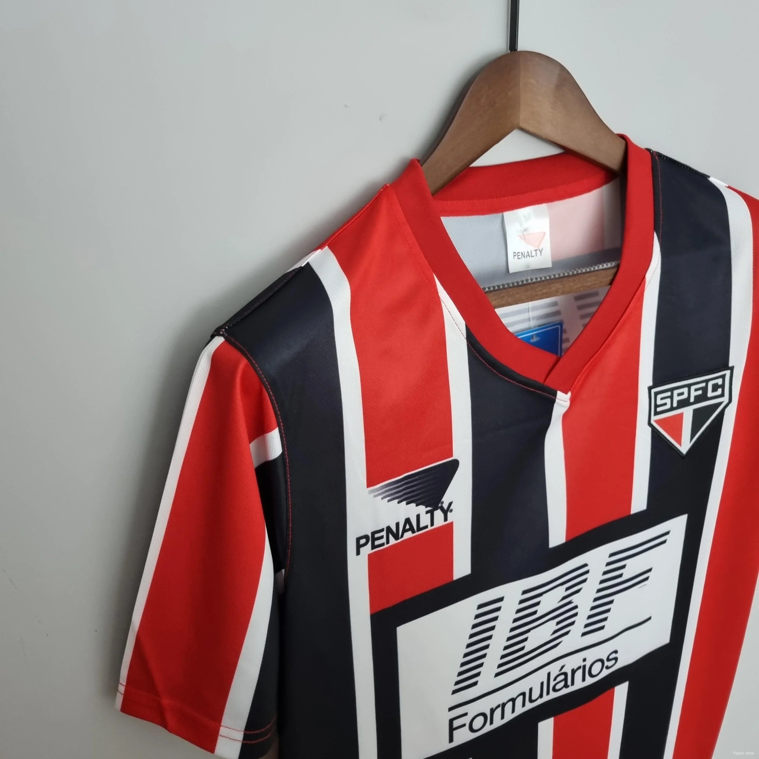Camiseta Retro Sao Paulo Visitante 1991 - Fútbol Club Vintage