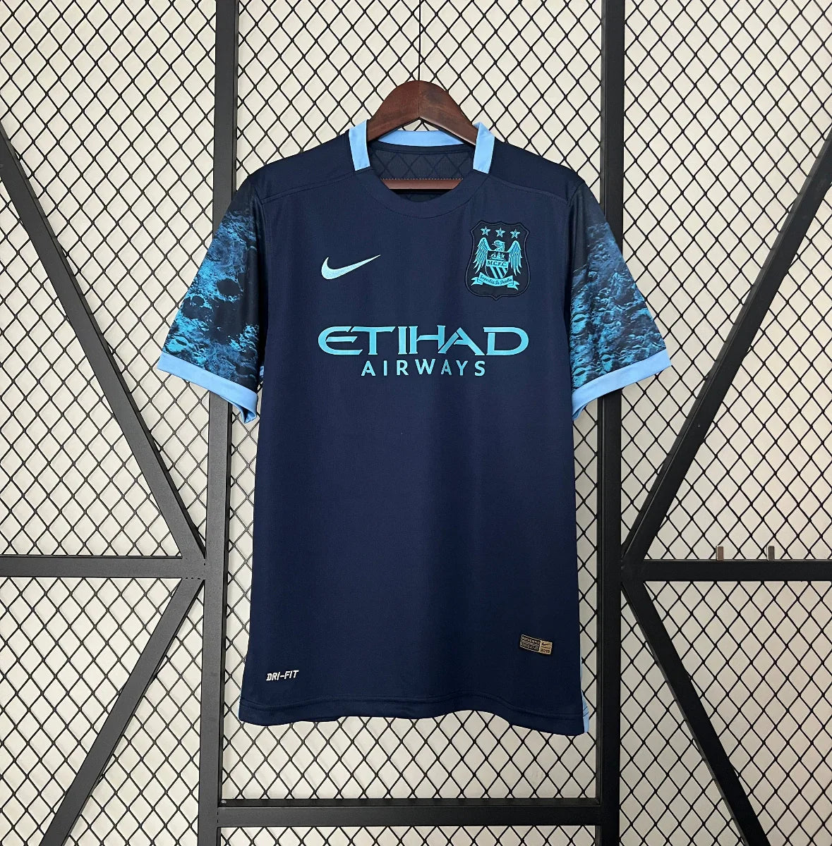 Camiseta Retro Manchester City FC Visitante 2015-16 - Fútbol Club Vintage