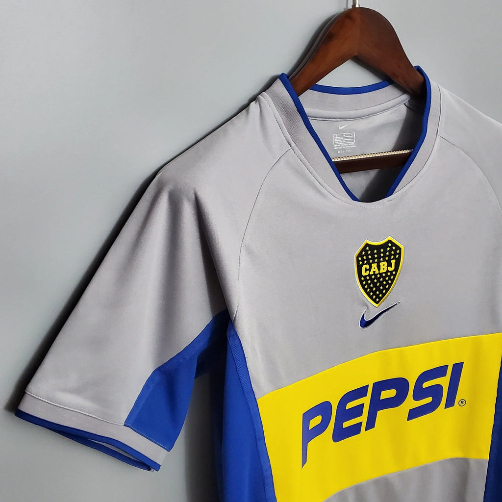 Camiseta Retro Boca Juniors Visitante 2002-03 - Fútbol Club Vintage