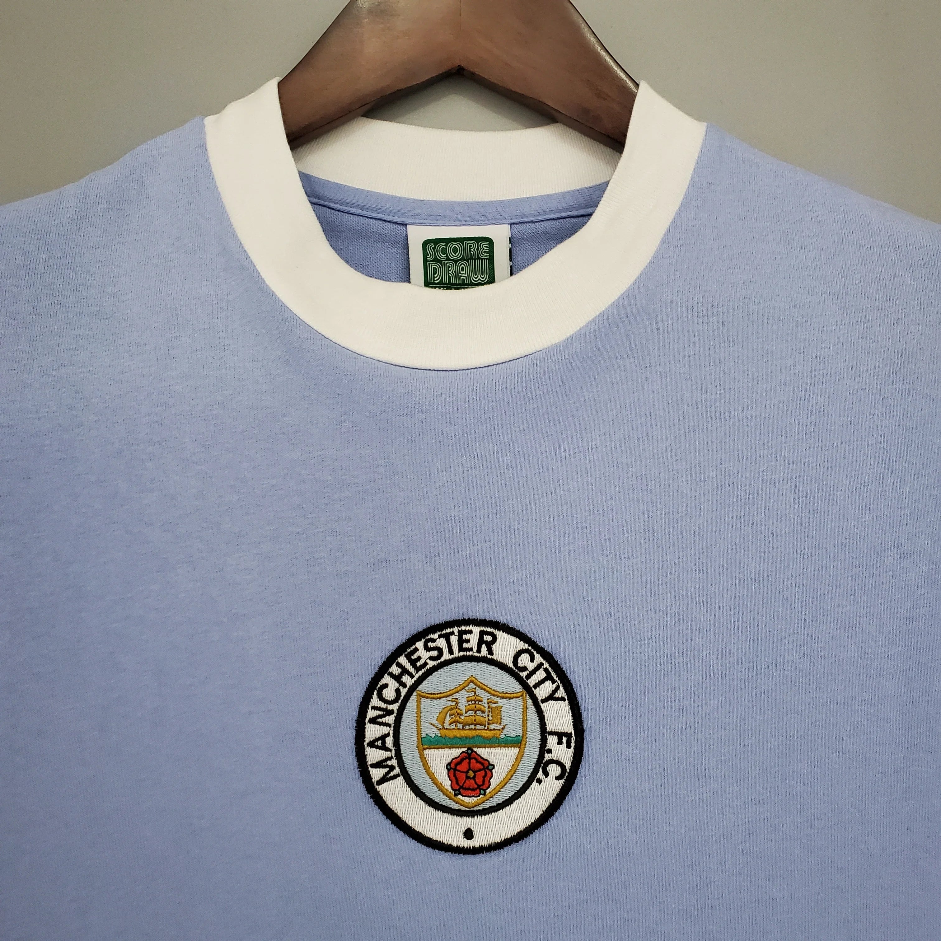 Camiseta Retro Manchester City FC 1972 - Fútbol Club Vintage