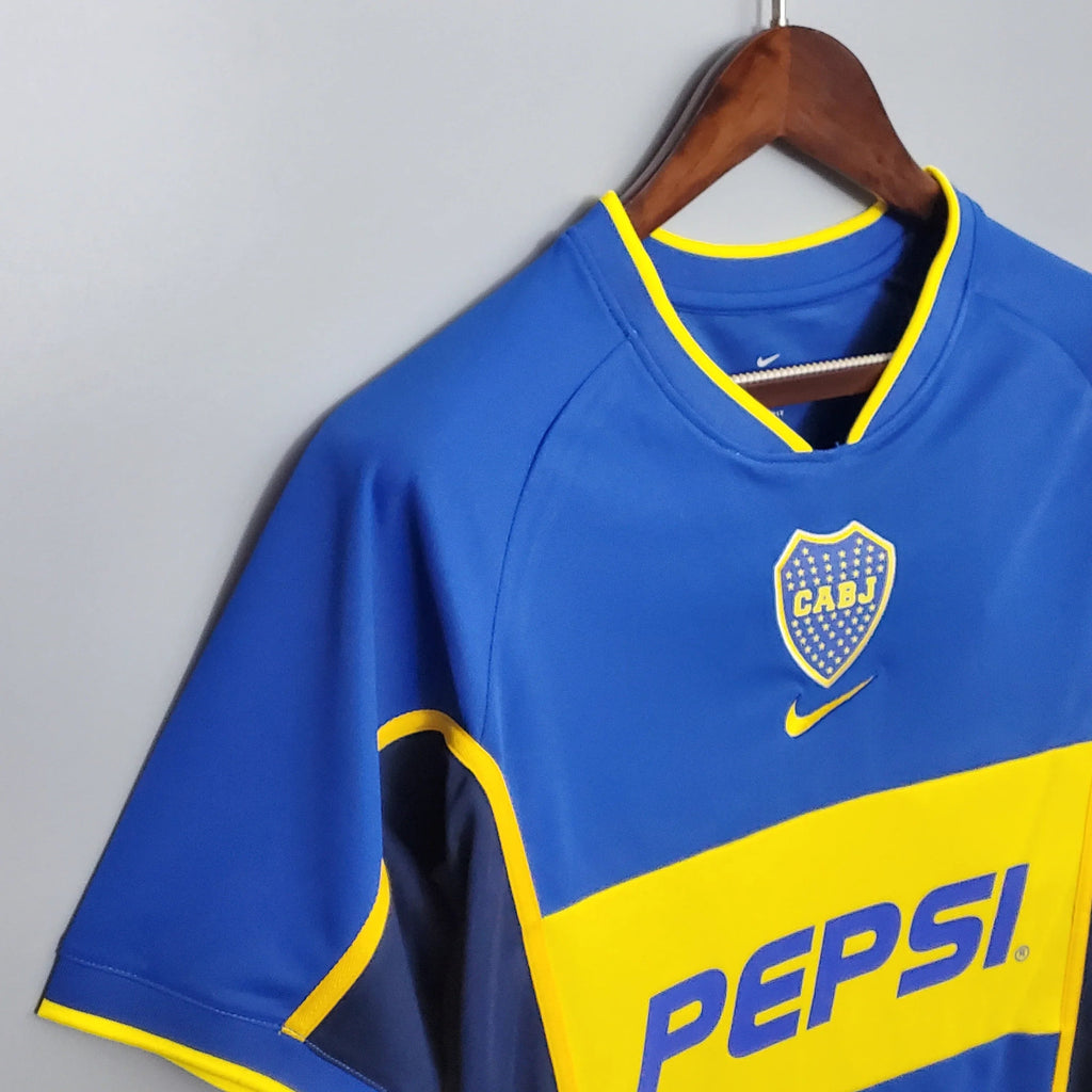 Camiseta Retro Boca Juniors 2002-03 - Fútbol Club Vintage