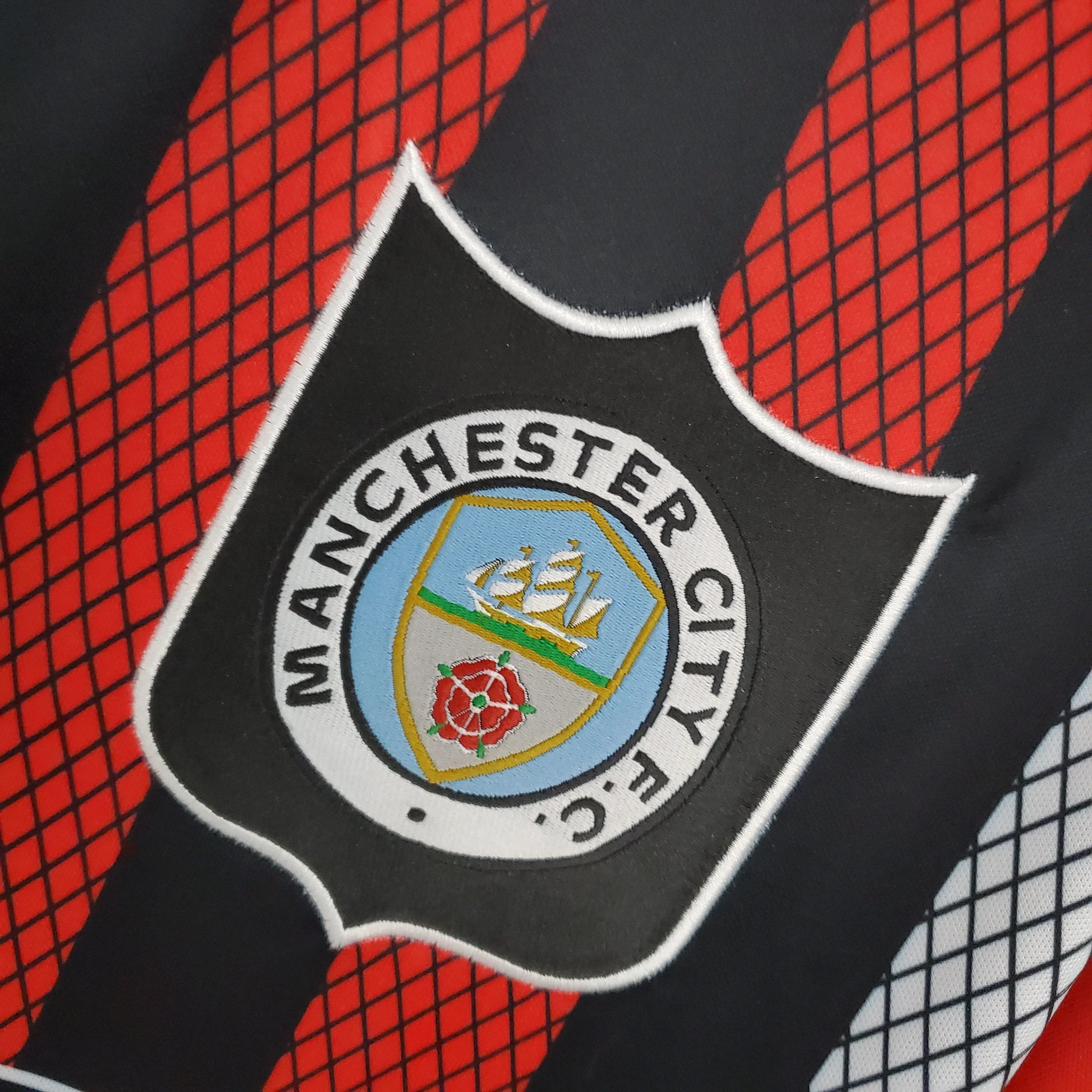 Camiseta Retro Manchester City FC Visitante 1994-96 - Fútbol Club Vintage