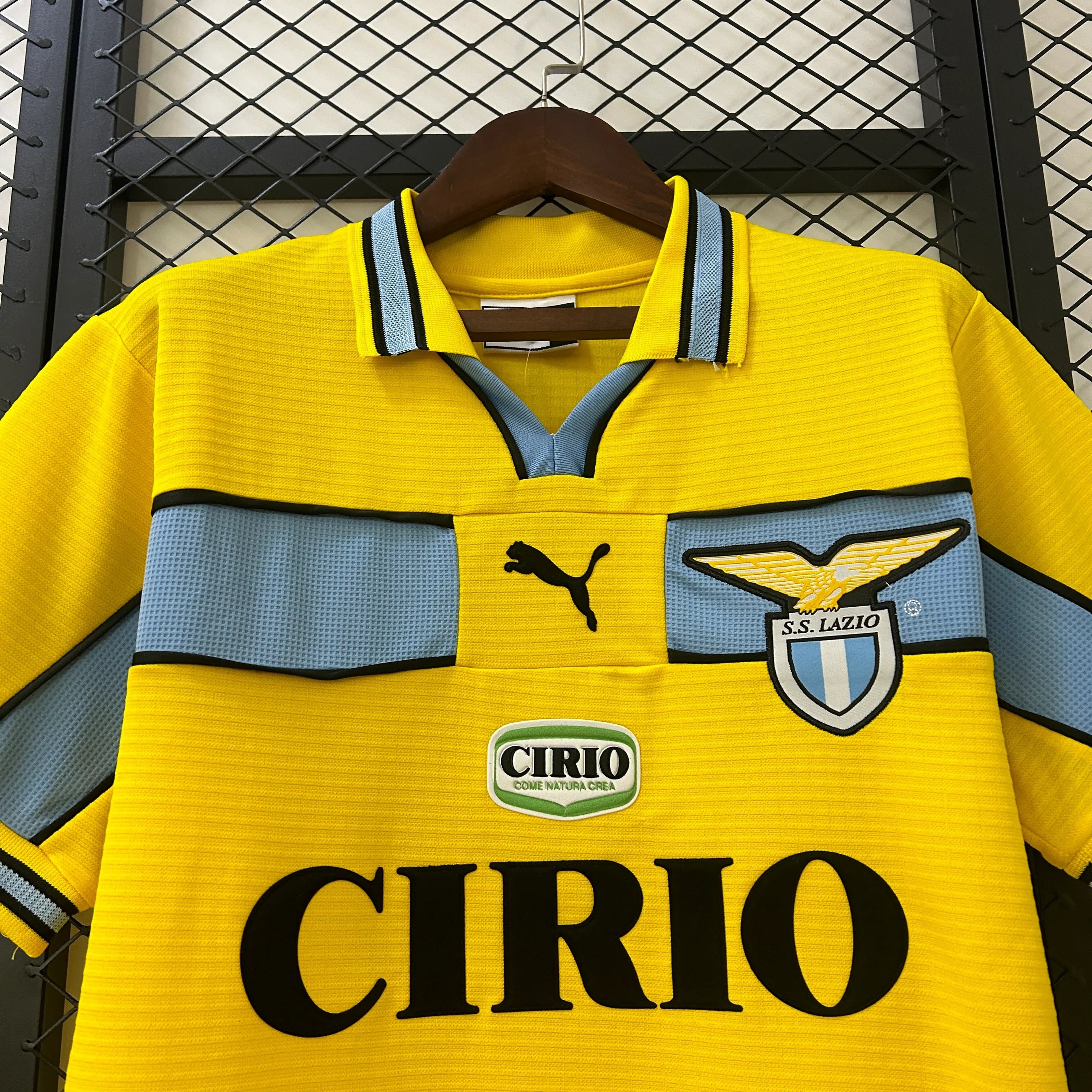 Camiseta Retro SS Lazio Visitante 3ª 1999-00 - Fútbol Club Vintage