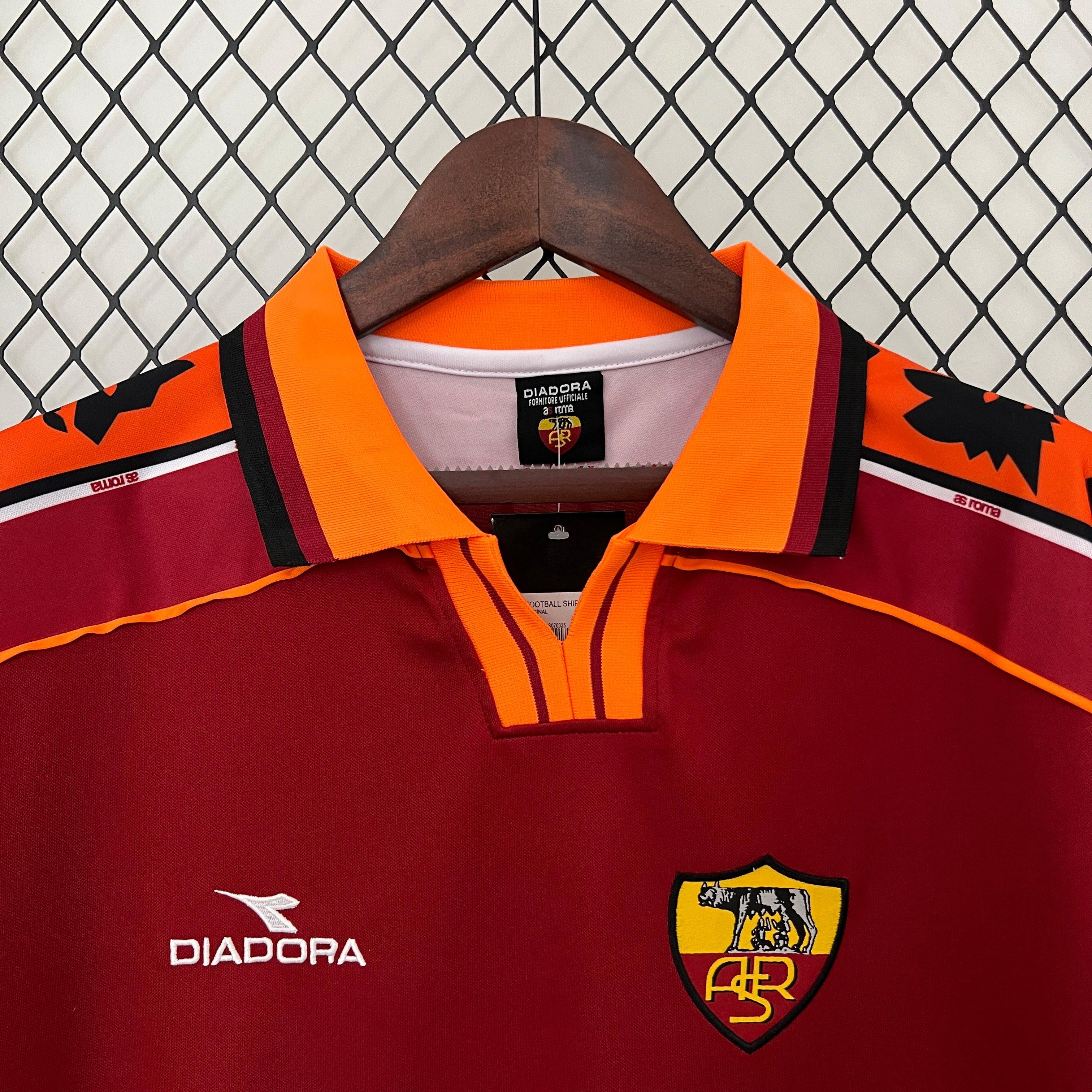 Camiseta Retro AS Roma 1998-99 - Fútbol Club Vintage
