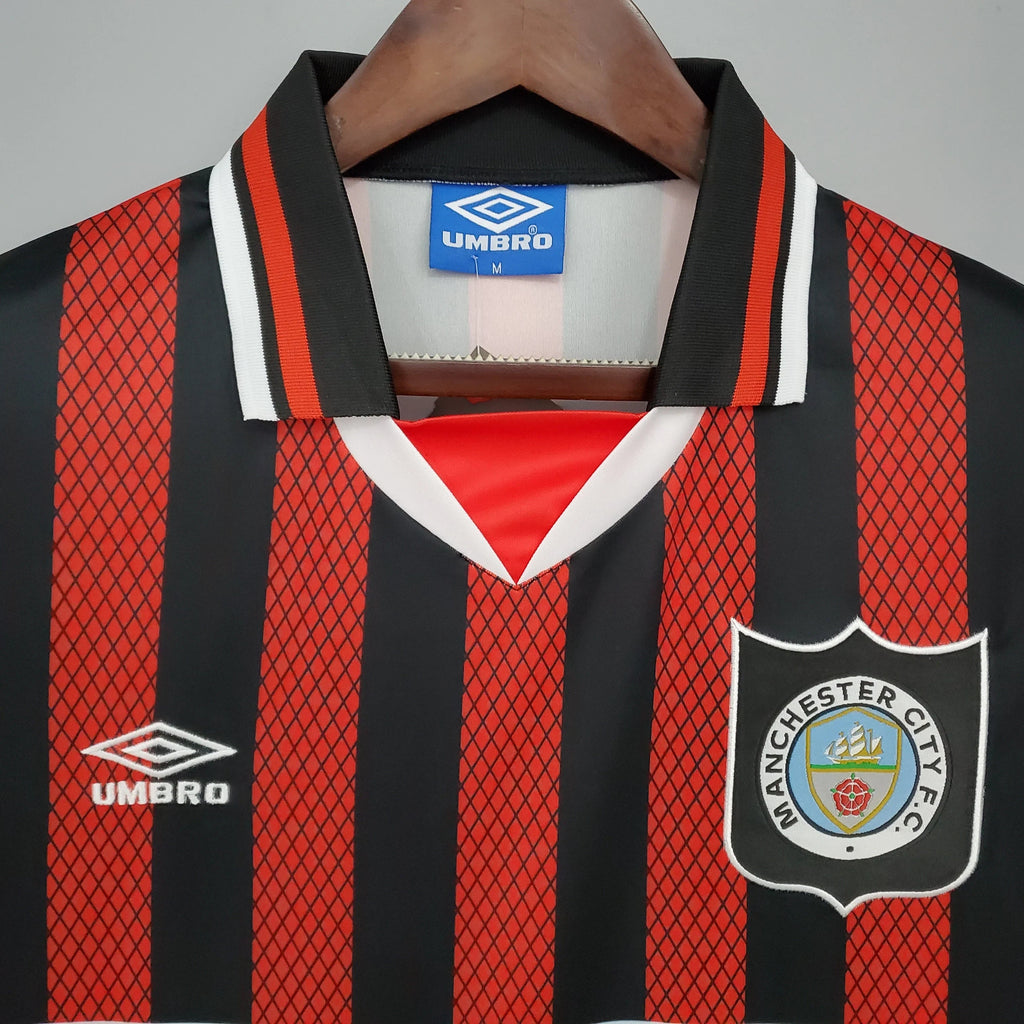 Camiseta Retro Manchester City FC Visitante 1994-96 - Fútbol Club Vintage