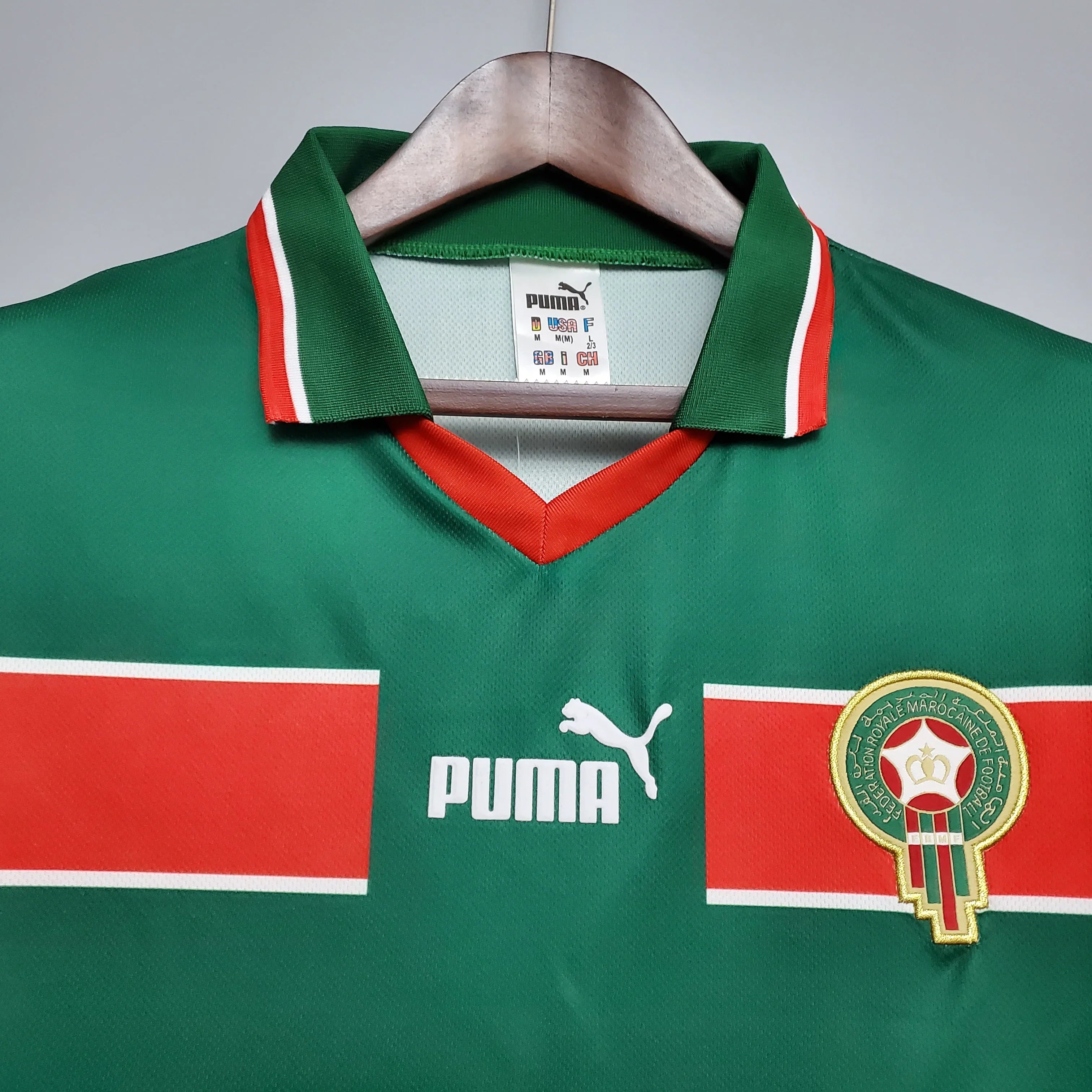 Camiseta Retro Marruecos 1998 - Fútbol Club Vintage