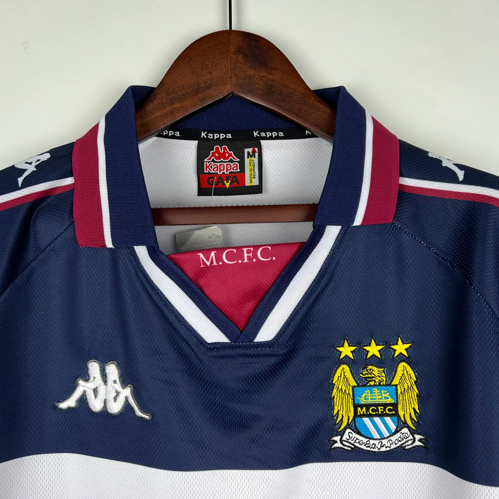 Camiseta Retro Manchester City FC Visitante 1997-98 - Fútbol Club Vintage