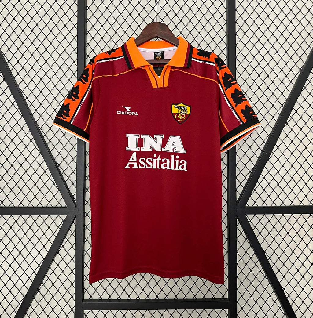 Camiseta Retro AS Roma 1998-99 - Fútbol Club Vintage