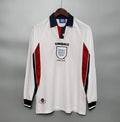 Retro Inglaterra Mangas Largas 1998 - Fútbol Club Vintage