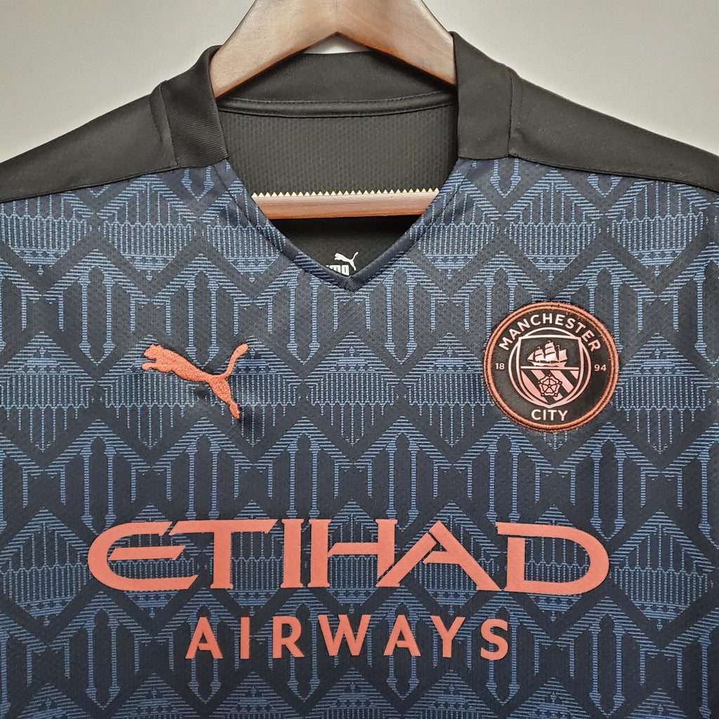 Camiseta Retro Manchester City FC Visitante 2020-21 - Fútbol Club Vintage